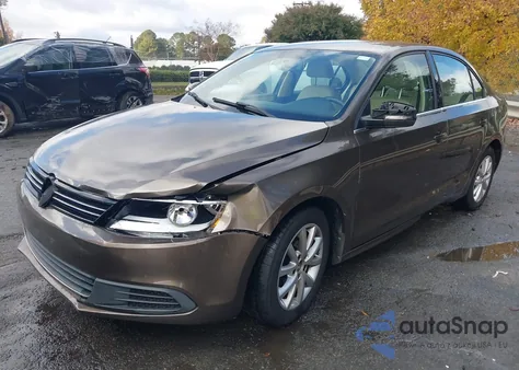 2013 Volkswagen Jetta 2.5L Se из США, поврежденный, VIN 3VWDP7AJ5DM408491